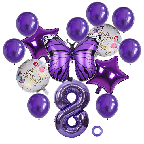 SNOWZAN Lila Schmetterling Geburtstagsdeko Mädchen Luftballon Girlande Lila 8.Geburtstagsdeko Schmetterling Ballons Lila Ballon Girlanden Set Lila Luftballons Lila Deko Schmetterling Deko Geburtstag SNOWZAN Lila Schmetterling Geburtstagsdeko Mädchen Luftballon Girlande Lila 8.Geburtstagsdeko Schmetterling Ballons Lila Ballon Girlanden Set Lila Luftballons Lila Deko Schmetterling Deko Geburtstag von SNOWZAN
