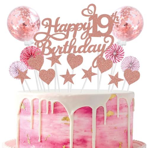 Tortendeko 19 Geburtstag Rosegold Mädchen Junge 19 Jahre Geburtstag Kuchen Deko Happy Birthday 19 Glitter Cake Topper 19.kuchendeko Geburtstag Happy 19th Birthday Tortendeko 19 Geburtstag Mädchen Tortendeko 19 Geburtstag Rosegold Mädchen Junge 19 Jahre Geburtstag Kuchen Deko Happy Birthday 19 Glitter Cake Topper 19.kuchendeko Geburtstag Happy 19th Birthday Tortendeko 19 Geburtstag Mädchen von SNOWZAN