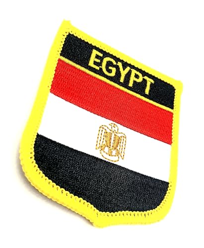 Ägypten Ägypten Ägypten Afrika Naher Osten Flagge Bügelbild bestickt Stoff Nähen auf Patch 1 Stück Ägypten Ägypten Ägypten Afrika Naher Osten Flagge Bügelbild bestickt Stoff Nähen auf Patch 1 Stück von SNS Components