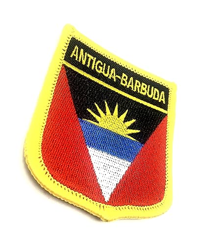 Antigua und Barbuda Karibische Flagge zum Aufbügeln bestickter Stoff Aufnäher Patch 1 Stück Antigua und Barbuda Karibische Flagge zum Aufbügeln bestickter Stoff Aufnäher Patch 1 Stück von SNS Components