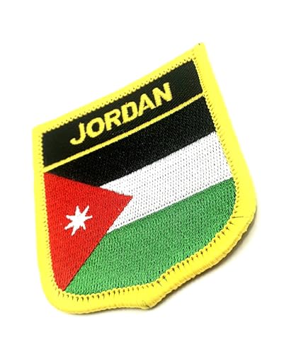 Aufnäher Jordanien Flagge zum Aufbügeln, bestickter Stoff, 1 Stück Aufnäher Jordanien Flagge zum Aufbügeln, bestickter Stoff, 1 Stück von SNS Components