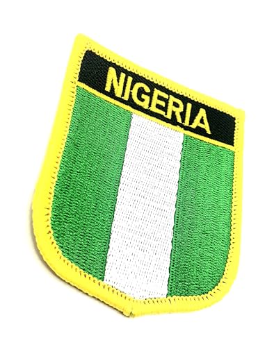 Aufnäher Nigeria Nigeria Afrika Afrika Flagge zum Aufbügeln bestickt Stoff Nähen auf Patch 1 Stück Aufnäher Nigeria Nigeria Afrika Afrika Flagge zum Aufbügeln bestickt Stoff Nähen auf Patch 1 Stück von SNS Components