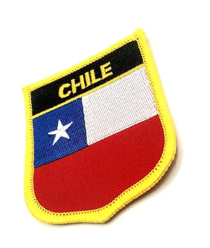 Aufnäher mit Flagge Chile Südamerika, bestickt, 1 Stück Aufnäher mit Flagge Chile Südamerika, bestickt, 1 Stück von SNS Components