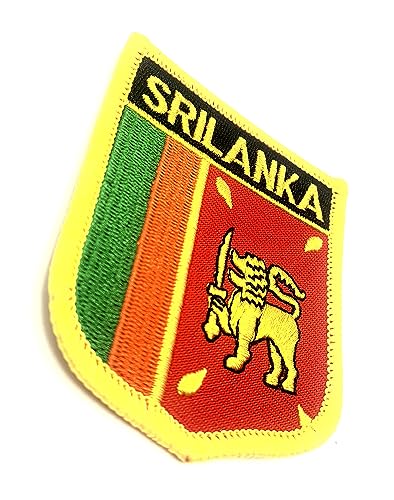 Aufnäher mit Flagge von Sri Lanka, Lanka, Asien, bestickt, 1 Stück Aufnäher mit Flagge von Sri Lanka, Lanka, Asien, bestickt, 1 Stück von SNS Components