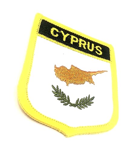 Aufnäher zum Aufbügeln, bestickt, Motiv: Flagge Zypern, 1 Stück Aufnäher zum Aufbügeln, bestickt, Motiv: Flagge Zypern, 1 Stück von SNS Components