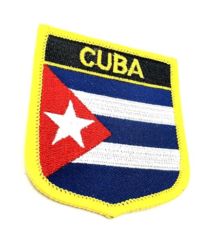 Cuba Cuban Flag Iron On Embroidered Fabric Sew On Patch Pack of 1 Cuba Cuban Flag Iron On Embroidered Fabric Sew On Patch Pack of 1 von SNS Components