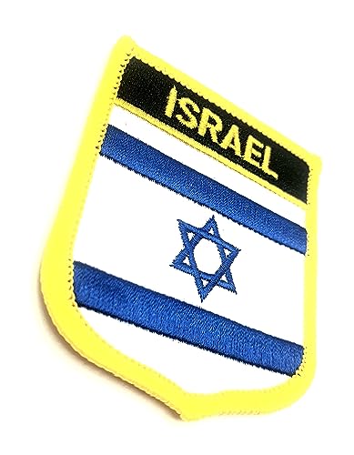 Israelische Flagge zum Aufbügeln, bestickt, Stoff zum Aufnähen, 1 Stück Israelische Flagge zum Aufbügeln, bestickt, Stoff zum Aufnähen, 1 Stück von SNS Components