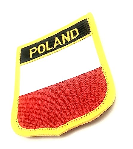 Polen-Flagge zum Aufbügeln, bestickter Stoff, 1 Stück Polen-Flagge zum Aufbügeln, bestickter Stoff, 1 Stück von SNS Components