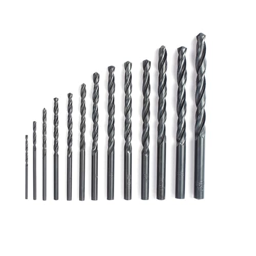 SNZ 13 stücke Präzisionsbohrer-Set, Spiralbohrer (Spezifikation: Ø1.5/2/2.5/3/3.2/3.5/4/ 4.5/4.8/5/ 5.5/6/ 6.5mm) Geeignet für Gusseisen, dünnes Eisen, Aluminium, Holz, Kunststoff etc. von SNZ