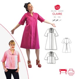 Bluse/Kleid Claire von SO Pattern