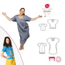 Kleid/Bluse Bluni von SO Pattern