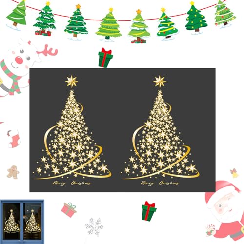 8pcs Rub On Aufkleber Weihnachten, Aufkleber Für Keraflott Weihnachten, Raysin Transferfolie Weihnachten, Weihnachten Rub On Sticker, Rub-on Sticker Weihnachten, Diy Deko Rub On Folie Aufkleber von SOCLING