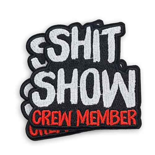 SODAVA Aufnäher, Motiv: Shit Show Supervisor, bestickt, für Kleidung, Rucksäcke, Hut, Jacke, 8,9 cm, zum Aufbügeln, bestickt, Moral-Flicken, lustige Flicken, 2 Stück SODAVA Aufnäher, Motiv: Shit Show Supervisor, bestickt, für Kleidung, Rucksäcke, Hut, Jacke, 8,9 cm, zum Aufbügeln, bestickt, Moral-Flicken, lustige Flicken, 2 Stück von SODAVA