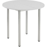 SODEMATUB Mehrzwecktisch lichtgrau, alu rund, Vierkantrohr alu, 80,0 x 80,0 x 74,0 cm SODEMATUB Mehrzwecktisch lichtgrau, alu rund, Vierkantrohr alu, 80,0 x 80,0 x 74,0 cm von SODEMATUB