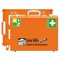 SÖHNGEN Erste-Hilfe-Koffer SPEZIAL Hotel & Gastronomie DIN 13157 + Erweiterung orange von SÖHNGEN