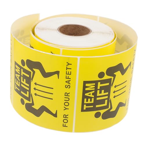 SOESFOUFU 1 Rolle Warnetiketten Für Schwere Lasten, Team Lift Etikett Für Schwere Pakete, Team Lift Etikett, Umzugsaufkleber, Verpackungsaufkleber Für Den Umzug, Vorsicht, Etiketten Für SOESFOUFU 1 Rolle Warnetiketten Für Schwere Lasten, Team Lift Etikett Für Schwere Pakete, Team Lift Etikett, Umzugsaufkleber, Verpackungsaufkleber Für Den Umzug, Vorsicht, Etiketten Für von SOESFOUFU