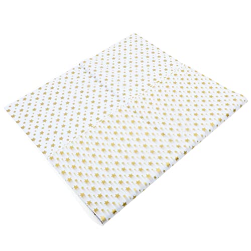 SOESFOUFU 20blätter Goldene Sterne Geschenkpapier Für Blumensträuße Hochzeiten Und Feste Metallische Farben Zum Basteln Und Verpacken Von Geschenken von SOESFOUFU