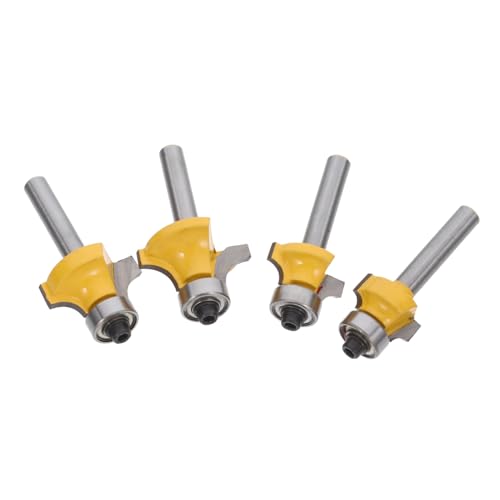SOESFOUFU 4 Stück Teiliges Rundüberfräse Edge Trimmer Router Bit für Holzverarbeitung Hochwertige Eckenfräser für Präzise Ergebnisse bei DIY und Projekten SOESFOUFU 4 Stück Teiliges Rundüberfräse Edge Trimmer Router Bit für Holzverarbeitung Hochwertige Eckenfräser für Präzise Ergebnisse bei DIY und Projekten von SOESFOUFU