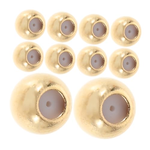 SOESFOUFU 50 Stück Vergoldete Spacer Perlen für Diy Armbänder und Schmuckherstellung Langlebige und Verstellbare Schmuckverbindungen SOESFOUFU 50 Stück Vergoldete Spacer Perlen für Diy Armbänder und Schmuckherstellung Langlebige und Verstellbare Schmuckverbindungen von SOESFOUFU