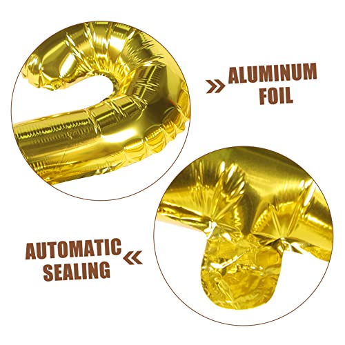 SOESFOUFU Graduationsballons Aluminiumfolie Ballon Dekoration mit Gold Schwarz Stern Herz Formen für Abschlussfeier Fotohintergrund und Partygestaltung von SOESFOUFU
