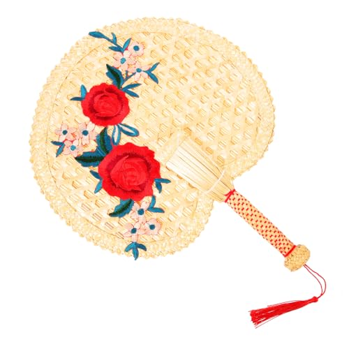 SOESFOUFU Handgefertigter Chinesischer Handfächer Groß Natürlich Gewebt Tragbar für Sommer Outdoor Kühlung Hochzeit Dekoration und Babypflege SOESFOUFU Handgefertigter Chinesischer Handfächer Groß Natürlich Gewebt Tragbar für Sommer Outdoor Kühlung Hochzeit Dekoration und Babypflege von SOESFOUFU
