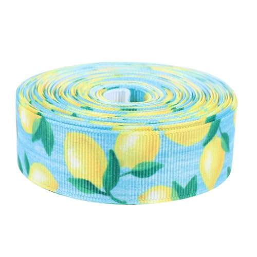 SOESFOUFU Sommerliches Zitronen Geschenkband Breit Fruchtiges Dekorationsband für Geburtstags und Hochzeitsgeschenke Festliches Geschenkverpackungsband mit Grobem Ripsmuster SOESFOUFU Sommerliches Zitronen Geschenkband Breit Fruchtiges Dekorationsband für Geburtstags und Hochzeitsgeschenke Festliches Geschenkverpackungsband mit Grobem Ripsmuster von SOESFOUFU