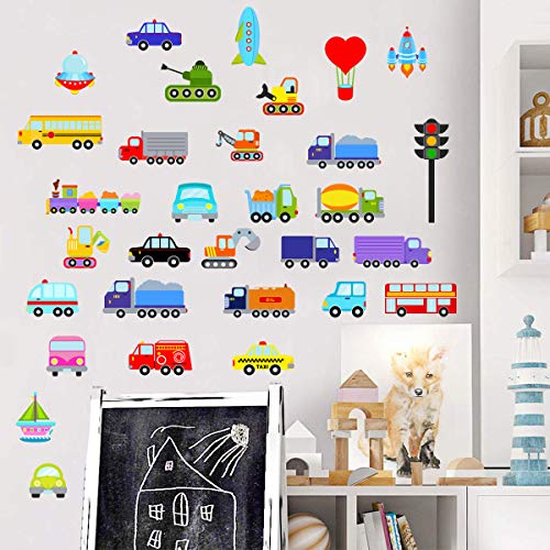 Bau Fahrzeuge Wandaufkleber Transport Auto LKW Aufkleber Abnehmbare Wanddekoration für Kinder Jungen Baby Schlafzimmer Kinderzimmer Spielzimmer Wohnzimmer Bau Fahrzeuge Wandaufkleber Transport Auto LKW Aufkleber Abnehmbare Wanddekoration für Kinder Jungen Baby Schlafzimmer Kinderzimmer Spielzimmer Wohnzimmer von SOEWIOU