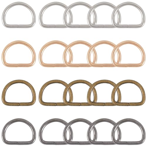 SOFPLATE 1 Box 1.5 Zoll 4 Farben D Ring Set Metall Gurtbandschnalle Kleine Eisenmetall Hundehalsbänder D Ringe Robuste Haken Nicht Geschweißter Clip Verschluss Für Gurtband Nähen Rucksäcke Campinggürt SOFPLATE 1 Box 1.5 Zoll 4 Farben D Ring Set Metall Gurtbandschnalle Kleine Eisenmetall Hundehalsbänder D Ringe Robuste Haken Nicht Geschweißter Clip Verschluss Für Gurtband Nähen Rucksäcke Campinggürt von SOFPLATE