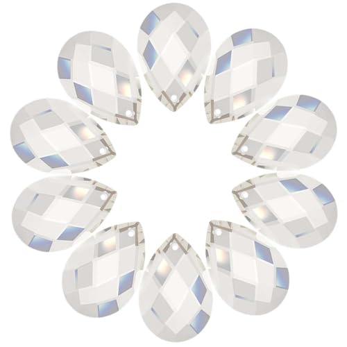 SOFPLATE 1 Box 10 Stück 1.4x0.9 Zoll Tropfen Anhänger Sonnenfänger Kristalle Große Menge Klares Transparentes Glas Birnen Kronleuchter Hängender Anhänger Kristallprisma Sonnenfänger Für Fenster Zuhaus SOFPLATE 1 Box 10 Stück 1.4x0.9 Zoll Tropfen Anhänger Sonnenfänger Kristalle Große Menge Klares Transparentes Glas Birnen Kronleuchter Hängender Anhänger Kristallprisma Sonnenfänger Für Fenster Zuhaus von SOFPLATE