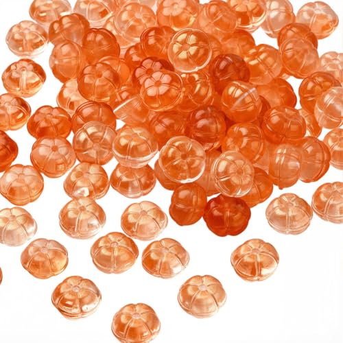 SOFPLATE 1 Box 100 Stück Kürbisförmige Perlen Herbst Glasperlen Thanksgiving Halloween Orange Transparent Laterne Glitzer Klein Glatt Lose Abstandshalter Für Die Schmuckherstellung Armbänder Halskette SOFPLATE 1 Box 100 Stück Kürbisförmige Perlen Herbst Glasperlen Thanksgiving Halloween Orange Transparent Laterne Glitzer Klein Glatt Lose Abstandshalter Für Die Schmuckherstellung Armbänder Halskette von SOFPLATE