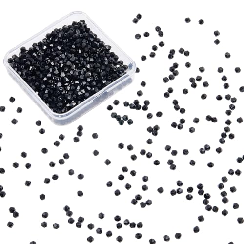 SOFPLATE 1 Box 1000 Stück Schwarze Bicone Kristallperlen 4mm Facettierte Glasperlen Lose Undurchsichtig Einfarbig ab Glatte Abstandshalter Für Die Schmuckherstellung Fundstücke Armbänder Ohrringe DIY SOFPLATE 1 Box 1000 Stück Schwarze Bicone Kristallperlen 4mm Facettierte Glasperlen Lose Undurchsichtig Einfarbig ab Glatte Abstandshalter Für Die Schmuckherstellung Fundstücke Armbänder Ohrringe DIY von SOFPLATE
