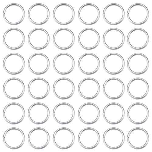 SOFPLATE 1 Box 1000 Stück silberfarbene Binderinge aus Edelstahl, offene Binderinge, hypoallergen, klein, rund, Einzelschlaufe, offener Bindering für Schmuckherstellung, Zubehör, Halsketten, Armbänder SOFPLATE 1 Box 1000 Stück silberfarbene Binderinge aus Edelstahl, offene Binderinge, hypoallergen, klein, rund, Einzelschlaufe, offener Bindering für Schmuckherstellung, Zubehör, Halsketten, Armbänder von SOFPLATE