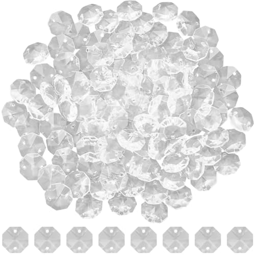 SOFPLATE 1 Box 120 Stück Achteckige Glasperlen Großpackung Prisma Kristallperle 14mm 2 Löcher Kristall Kronleuchter Ersatzteile Links Sonnenfänger Facettierte Perlen Für DIY Lampe Hängender Anhänger SOFPLATE 1 Box 120 Stück Achteckige Glasperlen Großpackung Prisma Kristallperle 14mm 2 Löcher Kristall Kronleuchter Ersatzteile Links Sonnenfänger Facettierte Perlen Für DIY Lampe Hängender Anhänger von SOFPLATE
