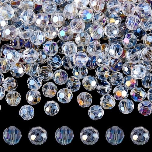 SOFPLATE 1 Box 200 Stück Facettierte Rondell Glasperlen Rund Klare ab Kristallperlen Großpackung Mit 10x8.5mm Edelsteinen Transparente Lose Abstandsperlen Für Perlenarmbänder Halsketten Windspiele Sch SOFPLATE 1 Box 200 Stück Facettierte Rondell Glasperlen Rund Klare ab Kristallperlen Großpackung Mit 10x8.5mm Edelsteinen Transparente Lose Abstandsperlen Für Perlenarmbänder Halsketten Windspiele Sch von SOFPLATE