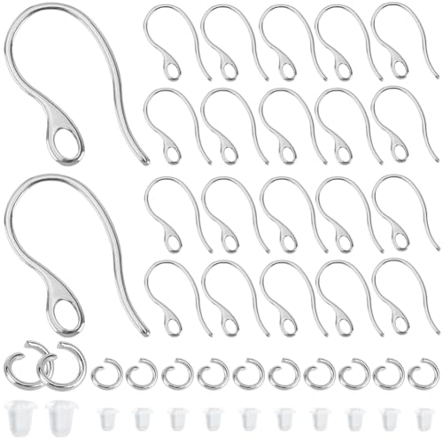 SOFPLATE 1 Box 200 Stück Französische OhrringhakenSilberne OhrringdrähteEdelstahl Fischhaken Ohrdrähte Mit Muttern Und BiegeringenÖsenlochBaumelnde Tropfen Ohrdrähte Für SchmuckherstellungszubehörDIYH SOFPLATE 1 Box 200 Stück Französische OhrringhakenSilberne OhrringdrähteEdelstahl Fischhaken Ohrdrähte Mit Muttern Und BiegeringenÖsenlochBaumelnde Tropfen Ohrdrähte Für SchmuckherstellungszubehörDIYH von SOFPLATE