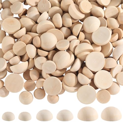 SOFPLATE 1 Box 200 Stück Halbrunde Holzkugeln Gespaltene Holzperlen Lose Masse 12/15/20mm Klein Natürlich Glatt Bedruckbar Unfertige Perle Für Schmuckherstellung DIY Bastelarbeiten Kunstprojekte Heim SOFPLATE 1 Box 200 Stück Halbrunde Holzkugeln Gespaltene Holzperlen Lose Masse 12/15/20mm Klein Natürlich Glatt Bedruckbar Unfertige Perle Für Schmuckherstellung DIY Bastelarbeiten Kunstprojekte Heim von SOFPLATE