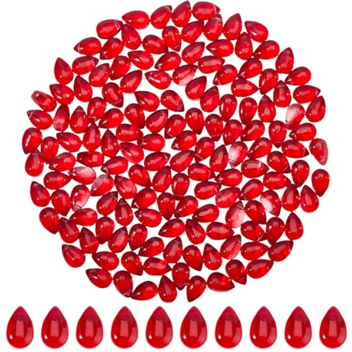 SOFPLATE 1 Box 200 Stück Rote Kristall Tropfenperlen Transparente Glasperlen 9x6mm Wassertropfen Oben Gebohrt Kronleuchter Charms Anhänger Lose Abstandshalter Für Ohrringe Armbänder Halsketten Schmuck SOFPLATE 1 Box 200 Stück Rote Kristall Tropfenperlen Transparente Glasperlen 9x6mm Wassertropfen Oben Gebohrt Kronleuchter Charms Anhänger Lose Abstandshalter Für Ohrringe Armbänder Halsketten Schmuck von SOFPLATE