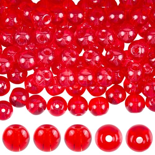 SOFPLATE 1 Box 250 Stück Rote Glas Abstandsperlen 6mm Runde Glasperlen Glatte Kleine Kugel Mini Bastelperlen Kristall Lampwork Lose Abstandshalter Zubehör Für Die Schmuckherstellung Armbänder Halskett SOFPLATE 1 Box 250 Stück Rote Glas Abstandsperlen 6mm Runde Glasperlen Glatte Kleine Kugel Mini Bastelperlen Kristall Lampwork Lose Abstandshalter Zubehör Für Die Schmuckherstellung Armbänder Halskett von SOFPLATE