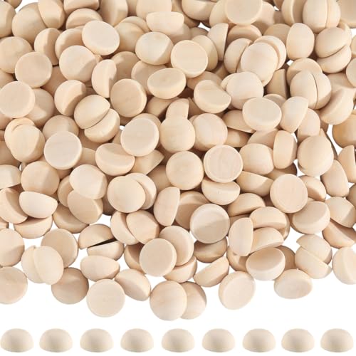 SOFPLATE 1 Box 300 Stück Halbrunde Holzperlen 12mm Halbe Holzkugel Lose Mini Natur Unbehandelt Glatt Bedruckbar Geteilte Perle Für Schmuckherstellung DIY Basteln Cabochons Kunstprojekt Dekoration SOFPLATE 1 Box 300 Stück Halbrunde Holzperlen 12mm Halbe Holzkugel Lose Mini Natur Unbehandelt Glatt Bedruckbar Geteilte Perle Für Schmuckherstellung DIY Basteln Cabochons Kunstprojekt Dekoration von SOFPLATE