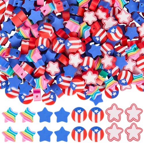 SOFPLATE 1 Box 320 Stück 4 Stile Rote Weiße Und Blaue Perlen Patriotische Sternperlen Lose Polymer Ton Abstandshalter Zum Unabhängigkeitstag Des 4. Juli Für Die Schmuckherstellung DIY Bastelarbeiten A SOFPLATE 1 Box 320 Stück 4 Stile Rote Weiße Und Blaue Perlen Patriotische Sternperlen Lose Polymer Ton Abstandshalter Zum Unabhängigkeitstag Des 4. Juli Für Die Schmuckherstellung DIY Bastelarbeiten A von SOFPLATE