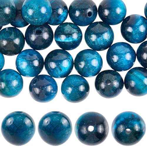 SOFPLATE 1 Box 50 Stück Blaue Tigerauge Perlen Natürliche Achat Perlen Lose Runde Edelsteine Dunkelblau/Schwarz Poliert Abstandshalter Für Schmuckherstellung Armbänder Halsketten Ohrringe DIY Basteln SOFPLATE 1 Box 50 Stück Blaue Tigerauge Perlen Natürliche Achat Perlen Lose Runde Edelsteine Dunkelblau/Schwarz Poliert Abstandshalter Für Schmuckherstellung Armbänder Halsketten Ohrringe DIY Basteln von SOFPLATE