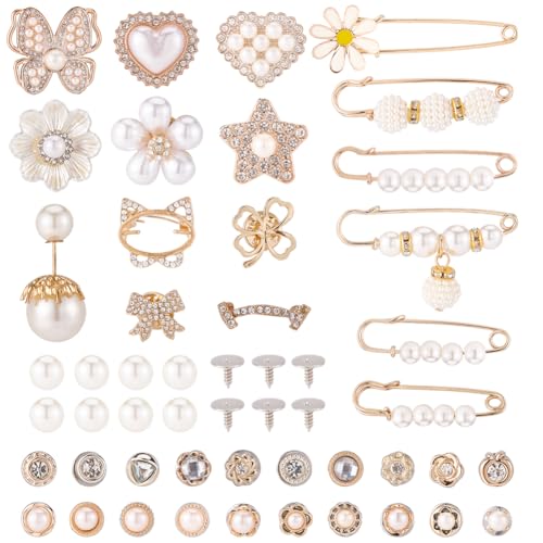 SOFPLATE 1 Box 58 Stück Junk Socken Charms Kit Perlen Socken Sicherheitsnadeln Bulk Broschen Knöpfe Legierung Strass verschiedene Formen Schmuck Charms für Taille Hosen Strumpfhalter Hüte Kleidung SOFPLATE 1 Box 58 Stück Junk Socken Charms Kit Perlen Socken Sicherheitsnadeln Bulk Broschen Knöpfe Legierung Strass verschiedene Formen Schmuck Charms für Taille Hosen Strumpfhalter Hüte Kleidung von SOFPLATE