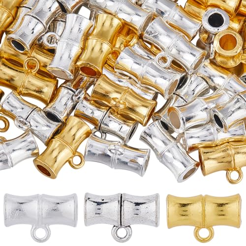 SOFPLATE 1 Box 60 Stück 3 Farben Bambusröhrenperlen Bügelperlen Silberlegierung Kleine Goldene Verschlussschlaufe Verbindungsstück Abstandshalter Charm Perlenaufhänger Für Die Schmuckherstellung Charm SOFPLATE 1 Box 60 Stück 3 Farben Bambusröhrenperlen Bügelperlen Silberlegierung Kleine Goldene Verschlussschlaufe Verbindungsstück Abstandshalter Charm Perlenaufhänger Für Die Schmuckherstellung Charm von SOFPLATE