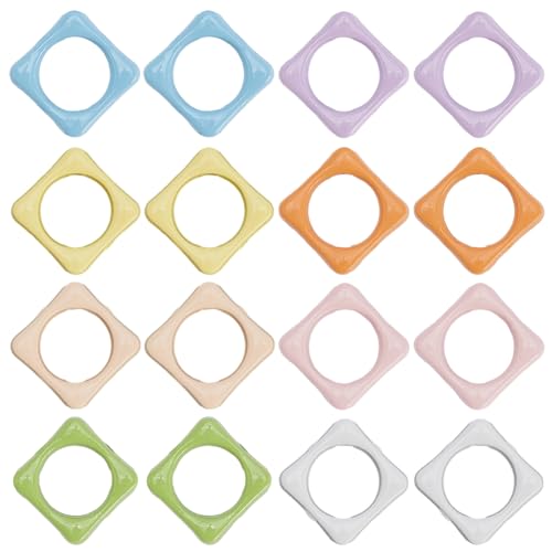 SOFPLATE 1 Box 8 Farben Quadratische Perlen Hohle Rahmenperlen Lose Metalllegierung Mehrfarbig Regenbogen Glatte Pastell Abstandshalter Für Die Schmuckherstellung Fundstücke Armbänder Halsketten DIY B SOFPLATE 1 Box 8 Farben Quadratische Perlen Hohle Rahmenperlen Lose Metalllegierung Mehrfarbig Regenbogen Glatte Pastell Abstandshalter Für Die Schmuckherstellung Fundstücke Armbänder Halsketten DIY B von SOFPLATE