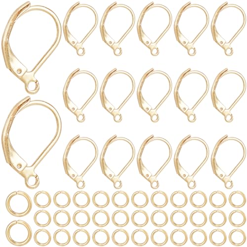 SOFPLATE 1 Box 80 Stück Echte 24K Vergoldete Huggie Ohrhaken Mit Klapphebel Ohrring BeschlägeEdelstahl Ohrhaken Mit Klapphebel Und BiegeringenFranzösische Ohrhaken Zur SchmuckherstellungZubehör D SOFPLATE 1 Box 80 Stück Echte 24K Vergoldete Huggie Ohrhaken Mit Klapphebel Ohrring BeschlägeEdelstahl Ohrhaken Mit Klapphebel Und BiegeringenFranzösische Ohrhaken Zur SchmuckherstellungZubehör D von SOFPLATE