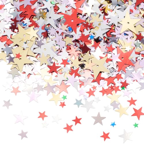 SOFPLATE 1 Box 80 g Stern Pailletten Regenbogen Tischkonfetti bunt gemischte Größe Kunststoff Pailletten Metallic Glitzer Folie Neujahr Weihnachten Hochzeit Party Gastgeschenk Dekoration Stern SOFPLATE 1 Box 80 g Stern Pailletten Regenbogen Tischkonfetti bunt gemischte Größe Kunststoff Pailletten Metallic Glitzer Folie Neujahr Weihnachten Hochzeit Party Gastgeschenk Dekoration Stern von SOFPLATE