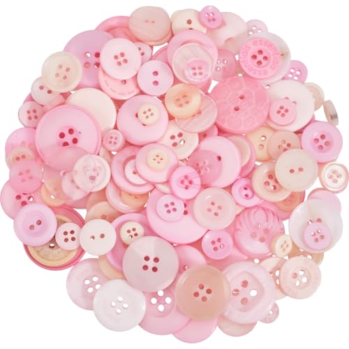 SOFPLATE 1 Box Mit 300 rosa Bastelknöpfen Rosa Verschiedene Knöpfe Kunstharz Große Menge Runde Form Süße Mehrfarbige Flatback Stile 4 und 2 Loch Knopf Zum Basteln Nähen Kleidung Röcke Pullover DIY Ku SOFPLATE 1 Box Mit 300 rosa Bastelknöpfen Rosa Verschiedene Knöpfe Kunstharz Große Menge Runde Form Süße Mehrfarbige Flatback Stile 4 und 2 Loch Knopf Zum Basteln Nähen Kleidung Röcke Pullover DIY Ku von SOFPLATE