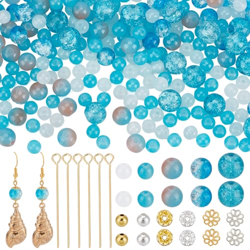 SOFPLATE 1 Box Mit 500 blauen Glasperlen Set Zum Basteln von Armbändern Kristallperlen 6mm 8mm 10mm Facettierte Lose Perlen Mit Abstandsperlen Ösenstifte Für Die Schmuckherstellung Zubehör Zum Selb SOFPLATE 1 Box Mit 500 blauen Glasperlen Set Zum Basteln von Armbändern Kristallperlen 6mm 8mm 10mm Facettierte Lose Perlen Mit Abstandsperlen Ösenstifte Für Die Schmuckherstellung Zubehör Zum Selb von SOFPLATE