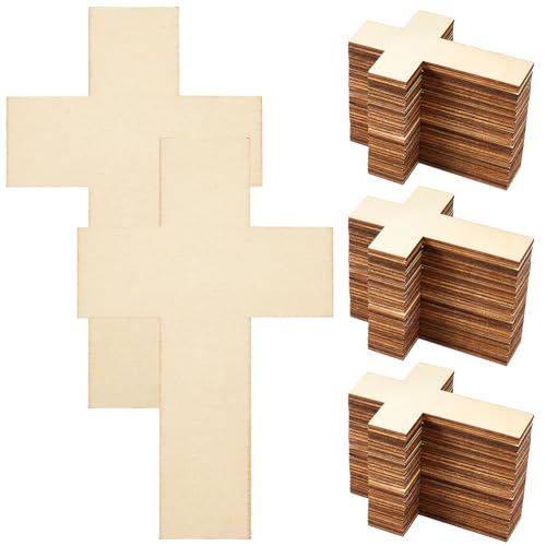 SOFPLATE 100 Packung 4.3 x 2.8 Zoll Große Blanke Holzkreuze In Großpackung Unlackiertes Holzkreuz Natürliche Kreuzförmige Ausschnitte Aus Holz Für DIY Bastelprojekte Kirche Sonntagsschule Heimdekorati SOFPLATE 100 Packung 4.3 x 2.8 Zoll Große Blanke Holzkreuze In Großpackung Unlackiertes Holzkreuz Natürliche Kreuzförmige Ausschnitte Aus Holz Für DIY Bastelprojekte Kirche Sonntagsschule Heimdekorati von SOFPLATE