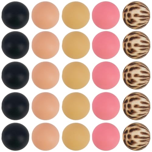 SOFPLATE 100 Stück 5 Farben Rosa Silikonperlen 15mm Stiftperlen Brennpunkt Bunt Sortiert Kleine Runde Kugel Weich Glatt Lose Abstandshalter Zubehör Für Stift Schlüsselanhänger Schlüsselband Armband Sc SOFPLATE 100 Stück 5 Farben Rosa Silikonperlen 15mm Stiftperlen Brennpunkt Bunt Sortiert Kleine Runde Kugel Weich Glatt Lose Abstandshalter Zubehör Für Stift Schlüsselanhänger Schlüsselband Armband Sc von SOFPLATE